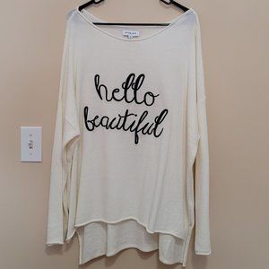 Hello Beautiful sweater
